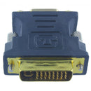 20 * 10 Mm DVI-D 24 + 1 Pin Male To VGA 15Pin Female Active Cable Plastic ZSM