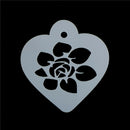 Excellent Rose Flower Leaf Cake Stencil Wedding Coffee Cupcake Cookie Decor TO