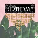 Wooden Calendar Family Decorative Listing Birthday Reminder Home Decoration