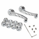 2x UNIVERSAL CAR BILLET ALUMINUM WINDOW CRANK HANDLE WINDER TRUCK PICKUP DOOR nb