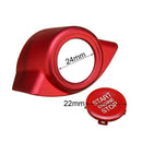 2Pcs Engine Start Stop Push Button Frame Cover for Alfa Romeo Giulia Stelvi