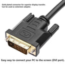 DVI-D 24+1 Pin Male to DVI-I 24+5 Pin Female Digital Video Extention Cable