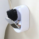 Creative Nail-Free Wall-Mounted Household Toilet Brush Set Upscale Hotel An