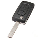 Flip Remote Car Keyless Key Shell Case Fob for CITROEN C2 C3 C4 C5 C6 Quatr