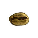 4pcs Button Badge Coffee Bean Design Brooch Collar Lapel Ornaments Jewelry