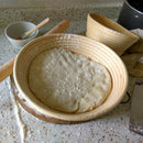 Banneton Proofing Basket Sourdough Bread Proofing Bowl w/ Linen Liner Cloth