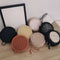 Round Crochet Bag Bottom Shaper Pad Insert Base for Purse Making Black