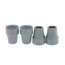 4x Rubber Walking Stick Tip Feet Trekking Pole Bottom Crutch Canes Protector