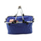 Folding Collapsible Reusable Portable Market Shopping Tote Picnic Basket Stock
