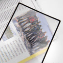 A5 Flat PVC Magnifier Sheet X3 Book Page Magnifying Reading Glass Len New V J1W1