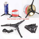 Outdoor Camping Gas Tank Stove Base Holder Canister Tripod Bottle Shelf Stand