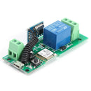 DC 5V WiFi Switch Module Jog Self-locking Relay Module with Remote Control