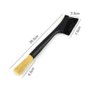 Removable Double Head Grinding Bean Machine Coffee Powder Cleaning Brush T7C7