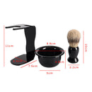 3 In 1 Shaving Soap Bowl +Shaving Brush+ Shaving Stand Men Beard Cleaning To FT