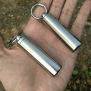 Metal Waterproof Tanks Medicine Capsule Pill Box Organiser Container Bottle X8H9