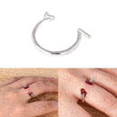 Creative Horrifying Rings Adjustable Injury Blood Halloween Party Y0U Gifts N1G7