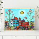 5D DIY Special Shaped Diamond Painting House Cross Stitch Mosaic Craft Kits