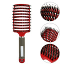 Scalp Massage Comb Bristle Curly Detangle Hair Brush Style Hairbrush Tools