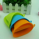 Silicone Kitchen Glove Oven Pot Holder Heat Resistant Mit Beauty BBQ Baking U6J6