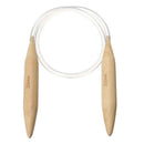 1pcs 20mm Plastic Tube Circular Wood Bamboo Knitting Needles Pins for Thick