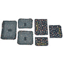 6Pcs Waterproof Clothes Travel Storage Bags PackingLuggage Toiletry Bag Org V7D7