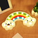 Rainbow Marquee Sign Led Night Light, Battery Operated Wall Light Decorativ