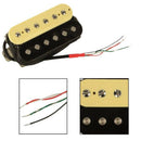 Electric Guitar Humbucker Pickups Neck Alnico V Pickup (Zebra + black) P1V4