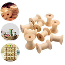 120x Empty Thread Spools Reels for Bobbin Cord Sewing DIY 15x13mm/30x22mm