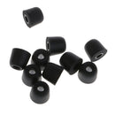 Earbud Memory Foam Eartips Earplug Tips For InEar Headphone 4.5 mm black
