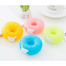 1x cartoon tape dispenser stationery portable donut tape holder invisible tape U