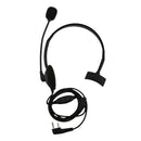 2 Pin Noise Canceling Headset Headphone with PTT Mic for 2way Walkie Talkie