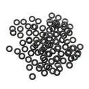 100 Pcs Black Shockproof Rubber O-rings for Tattoo Machine G9V9