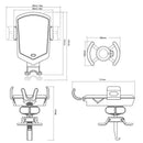 New 10W Wireless Car Charger Intelligent Induction Car Phone Fast Wireless