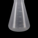 500ml Lab clear plastic laboratory chemical conical flask storage bottle 3C JC&M