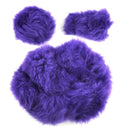 Purple Wool Plush Warm Steering Wheel Gear Shift Handbrake Cover Car Grip Winter