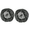 2 Pieces Black Hair Net with Elastic, for Civil War Era Costumes