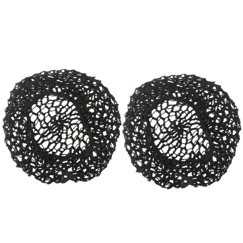 2 Pieces Black Hair Net with Elastic, for Civil War Era Costumes