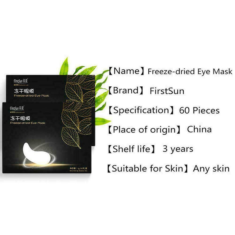 60Pcs/set Hydrogel Eye Patch Firming Eye Collagen Delicate Eye Gel Pad C1W0