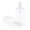 2pcs Large Lotion Bottles Travel Shampoo Containers Pump Refillable Bottles