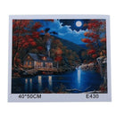 Paint By Number Kit DIY Oil Painting Cloth Digital Home Decor, The moon is  T8D5