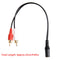 3.5mm AUX Male to 2 RCA Female Splitter Cable Stereo Audio AV Adapter Cord 1Pc