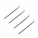 4 Pcs Ventilating Needles +1 Brasss Holder Make/Making/Repair Lace Wigs Tou B1L6
