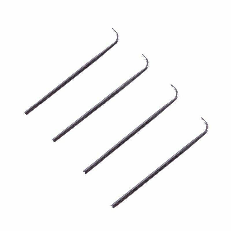 4 Pcs Ventilating Needles +1 Brasss Holder Make/Making/Repair Lace Wigs Tou B1L6