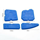 4Pcs Caulking Tool Tile Grout Scraper Floor Sealant Removal Household Trimming