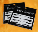 8 Pairs Beautiful Temporary Eye Tattoo Transfer Eyeshadow Eyeliner Stickers M&O