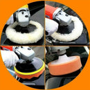 18x Auto Car Polish Wax Soft Thick Foam Sponge Pad Buffer Set Pad Black B4J1
