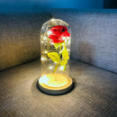 LED Flashing Luminous Artificial Preserved Rose Romantic Decorative Flower