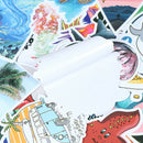 100Pcs Colorful Vacation Cute Stickers Scrapbook Suitcase Laptop Guitar Stick-OZ