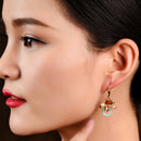 Ethnic Style Jade Earrings Fashion Girls Jewelry Creative Simple Earrings