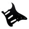 3Ply SSS 11 Holes Strat Electric Guitar Pickguard for FD (Black) A